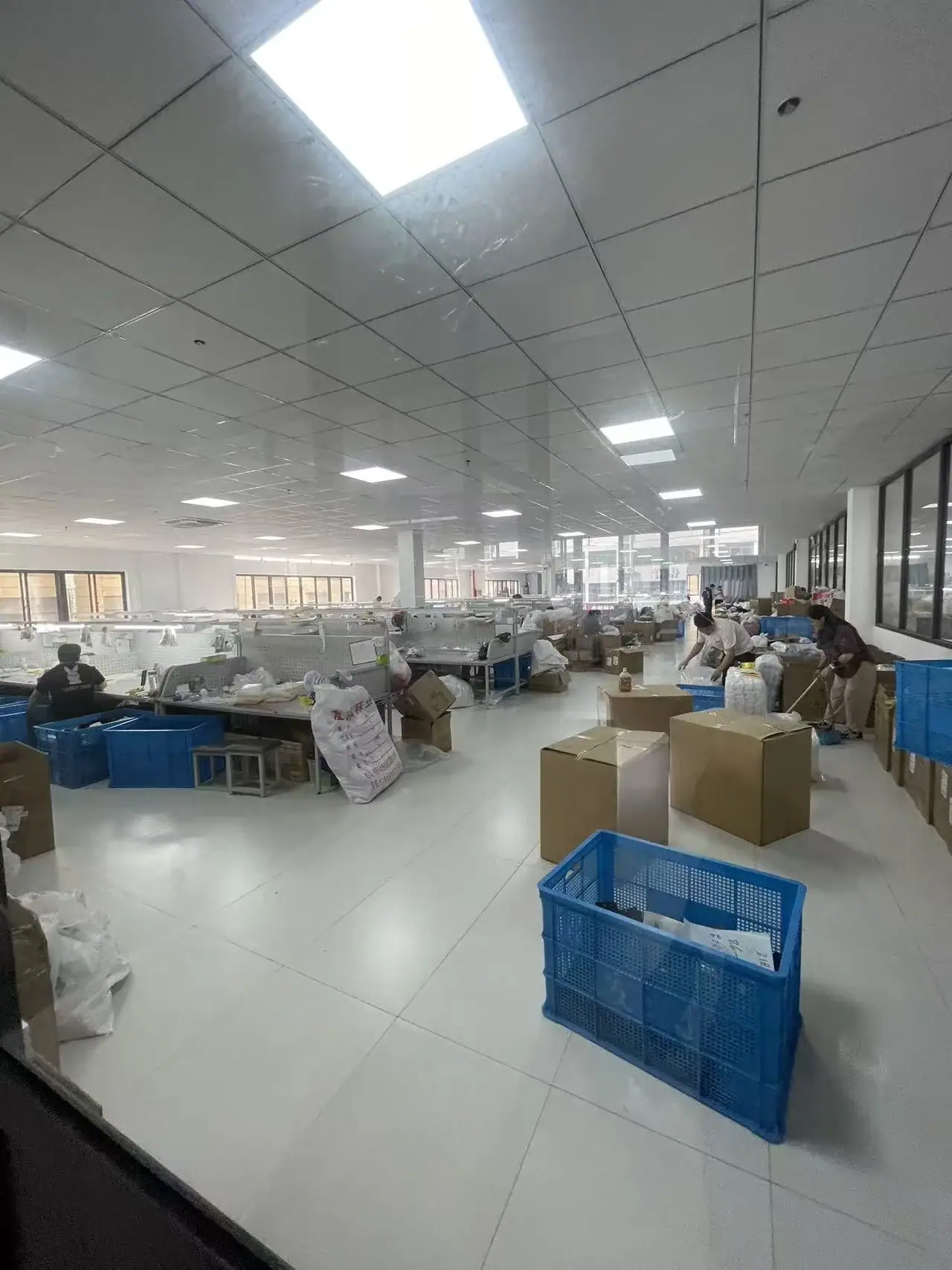 Packing area