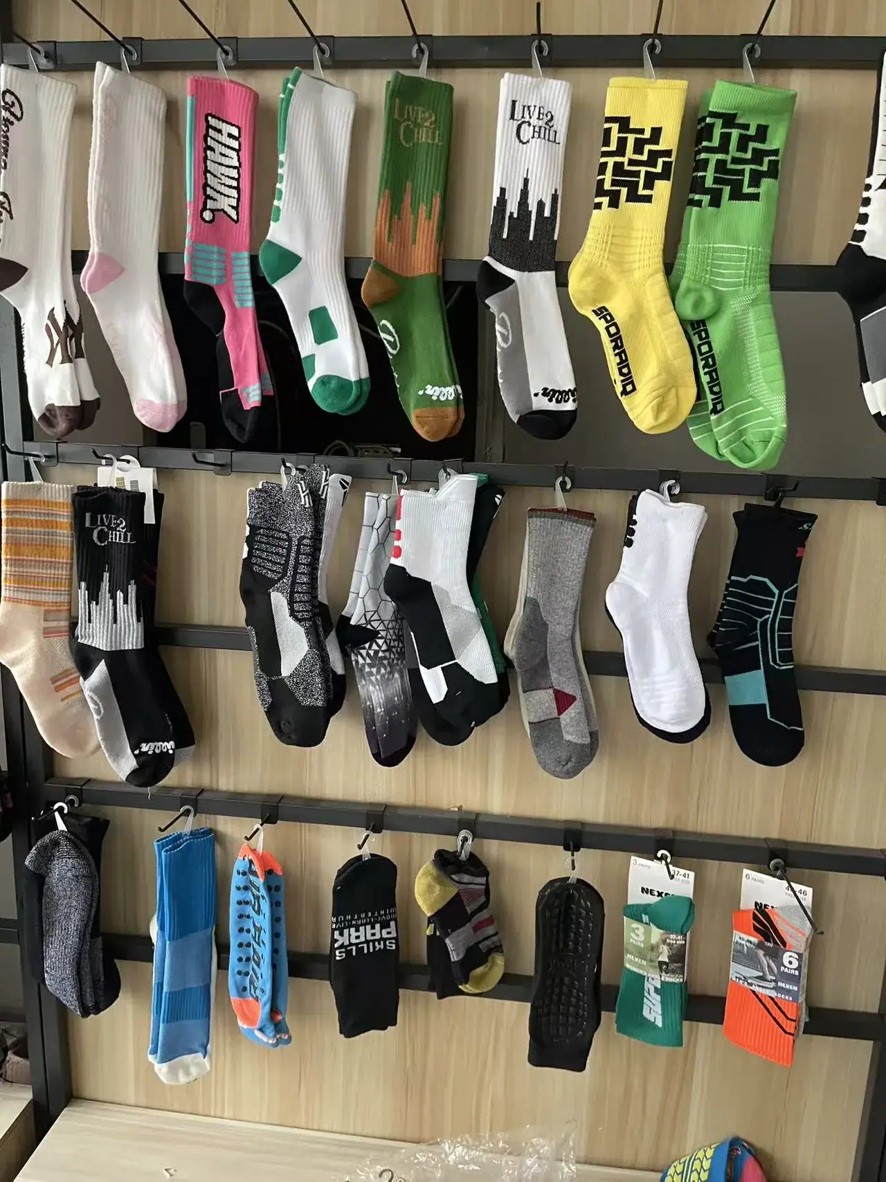 Sock sample display